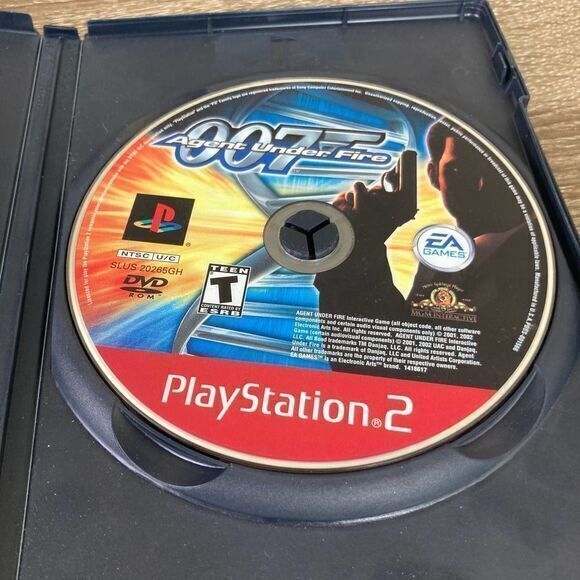 Agent Under Fire 007 James Bond PlayStation‎ 2 PS2 Game Tested Works Disc Only - Picture 4 of 7